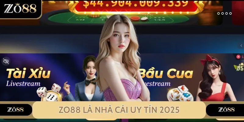 ZO88 luôn được nằm trong các nhà cái uy tín nhất 2025 